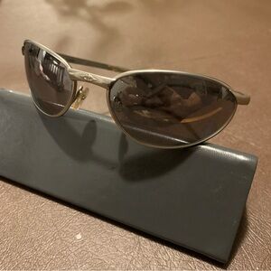 VINTAGE KILLER LOOP Sunglasses PANDEMANIA K0532 Matte Silver Metal  Made  Italy